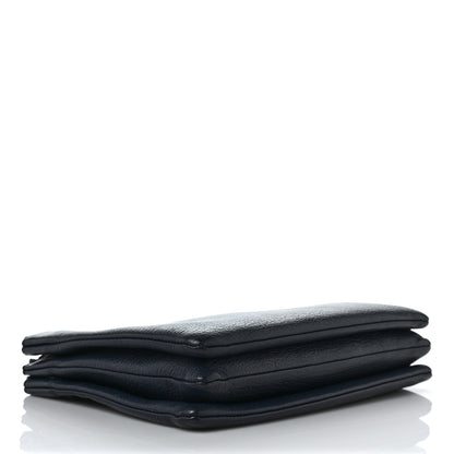 Celine Goatskin Large Trio Crossbody Bag Dark Blue 5 of 12