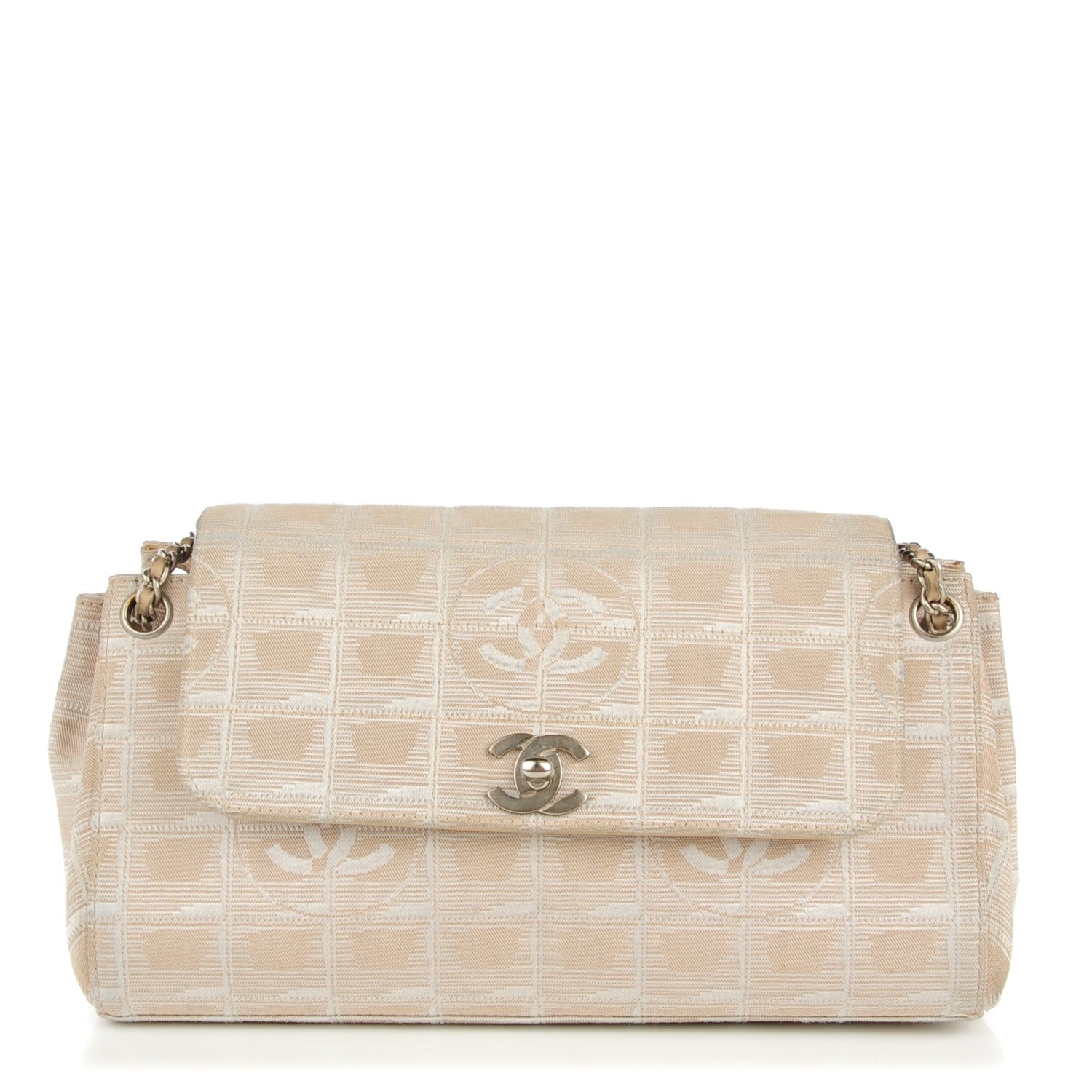 Chanel Nylon Travel Accordion Flap Beige 1 of 18