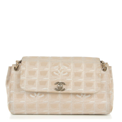 Chanel Nylon Travel Accordion Flap Beige 1 of 18