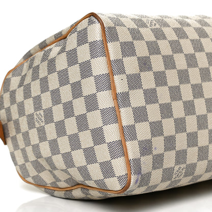 Louis Vuitton Damier Azur Speedy 30 10 of 12