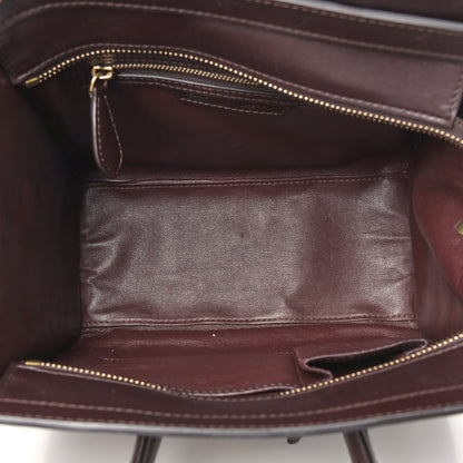 Celine Smooth Calfskin Suede Micro Tri-Color Luggage Beige 4 of 18