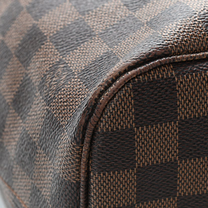 Louis Vuitton Damier Ebene Neo Neverfull MM Rose Ballerine 7 of 11