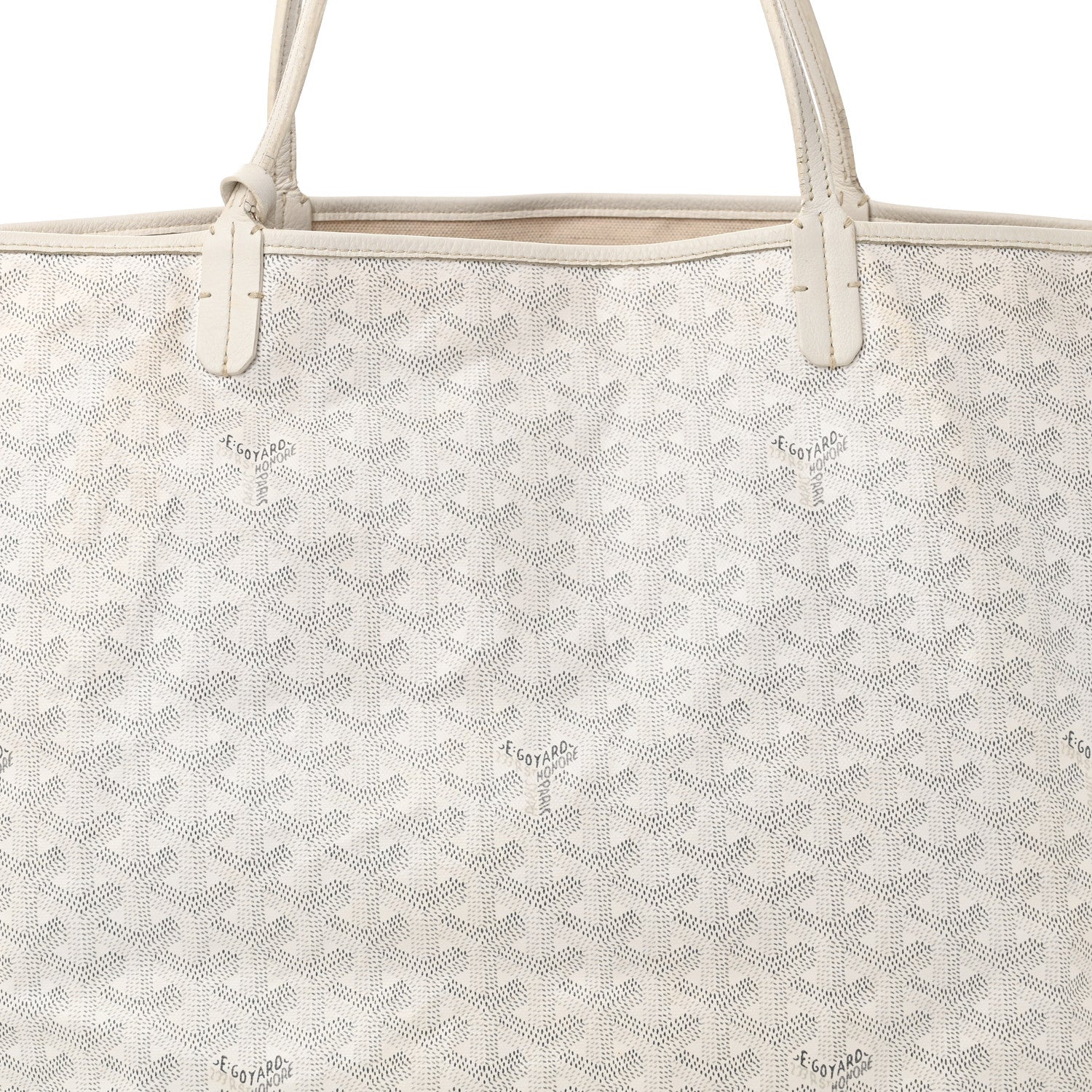 Goyard Goyardine Saint Louis GM White 9 of 16