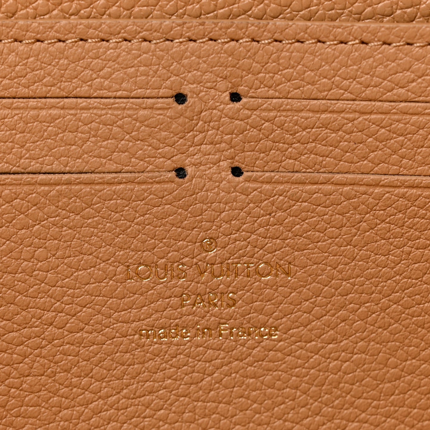 Empreinte Monogram Giant Clemence Wallet Arizona Creme