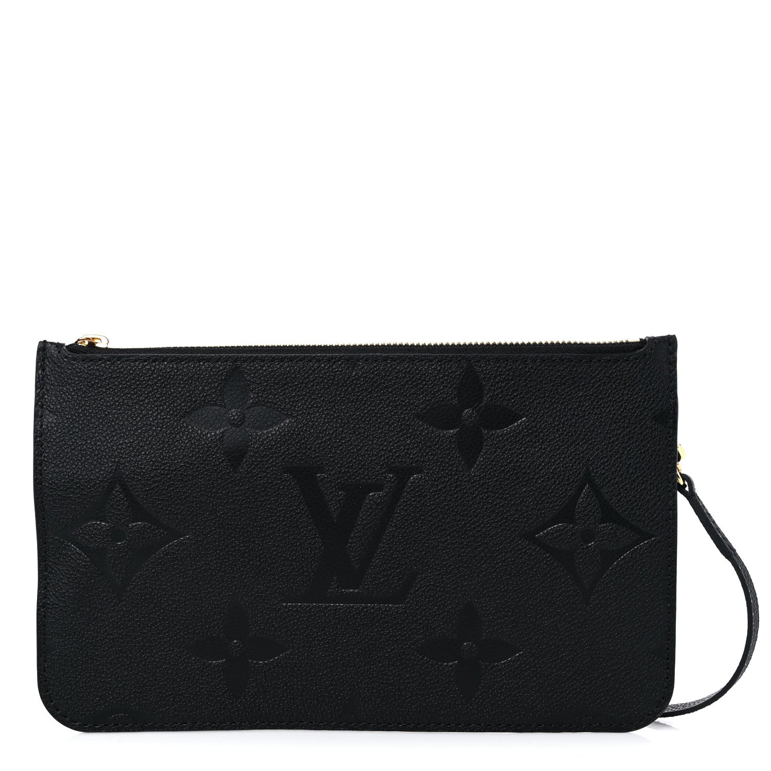 Louis Vuitton Empreinte Monogram Giant Neverfull MM Pochette Black 1 of 7