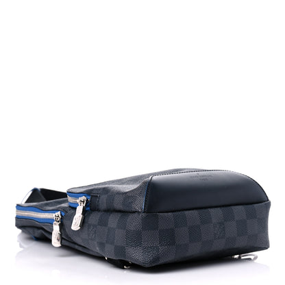 Louis Vuitton Damier Graphite Avenue Sling Backpack Blue 4 of 11