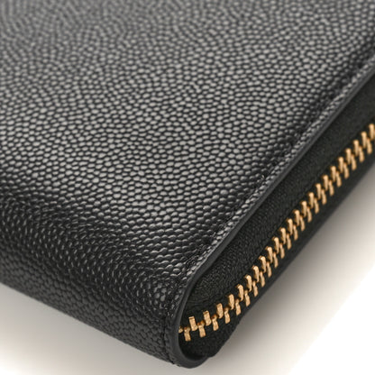 Marc Jacobs Calfskin Long Zip Around Wallet Black 8 of 8