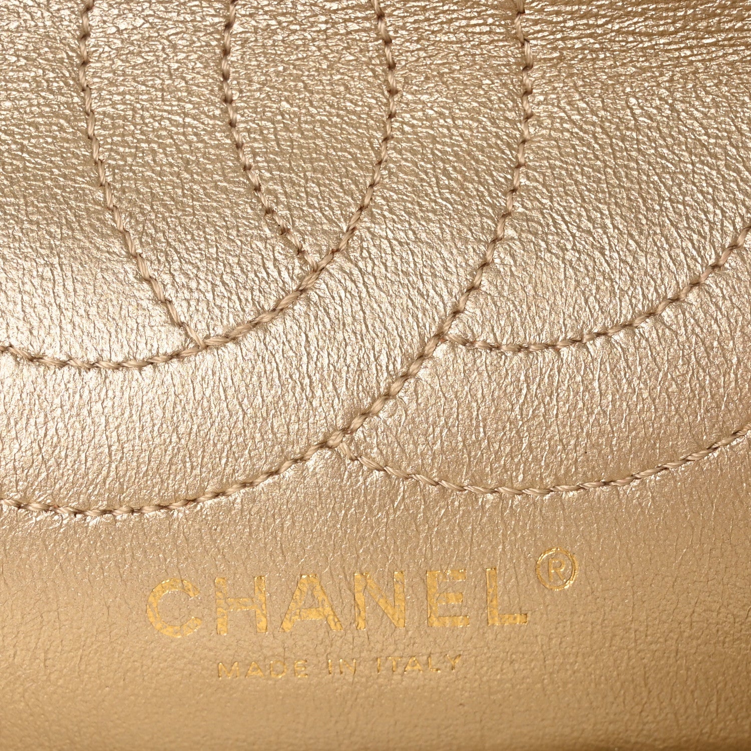 Chanel Metallic Aged Calfskin Quilted 2.55 Reissue 225 Flap Gold 6 of 10