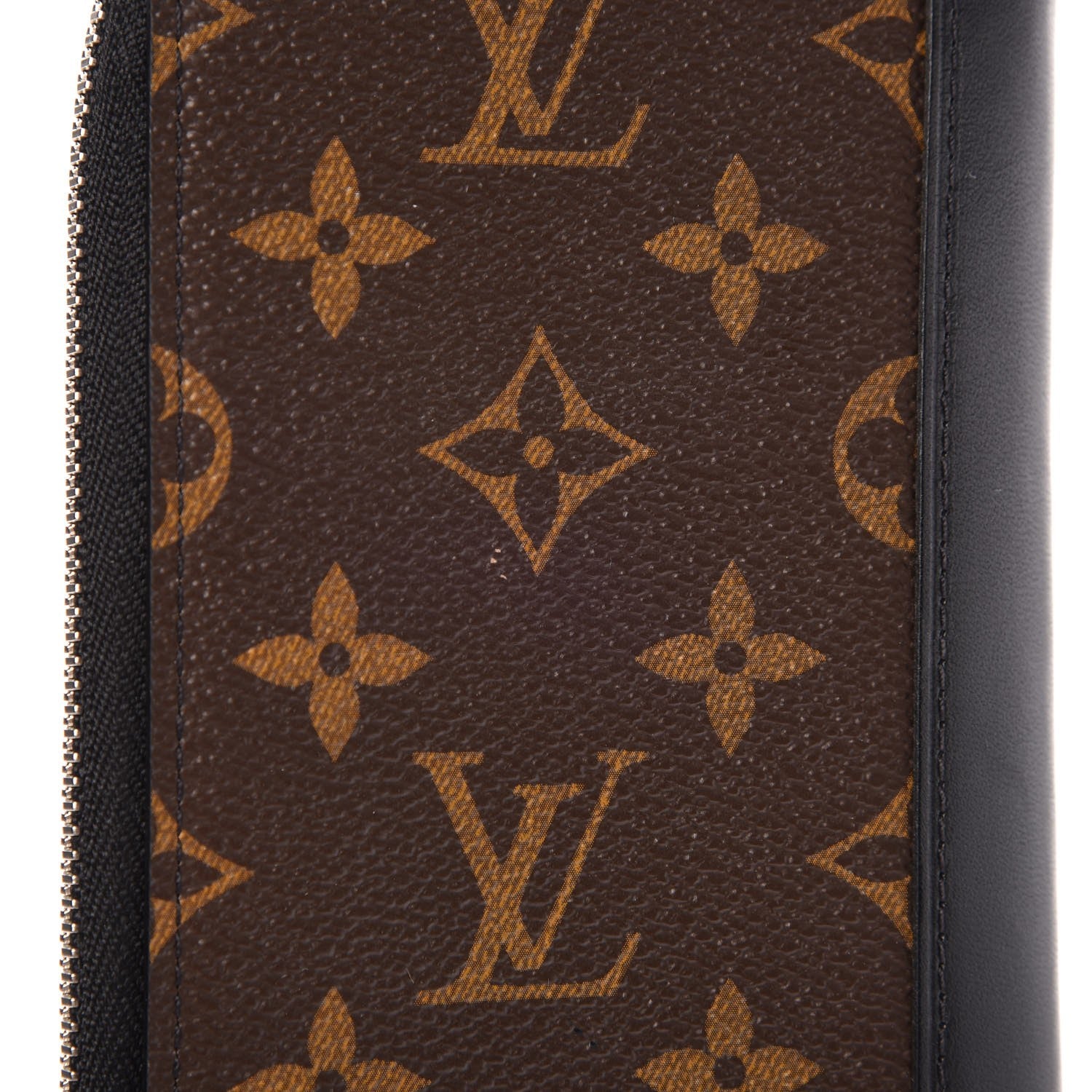 Louis Vuitton Monogram Macassar Vertical Zippy Wallet 7 of 8