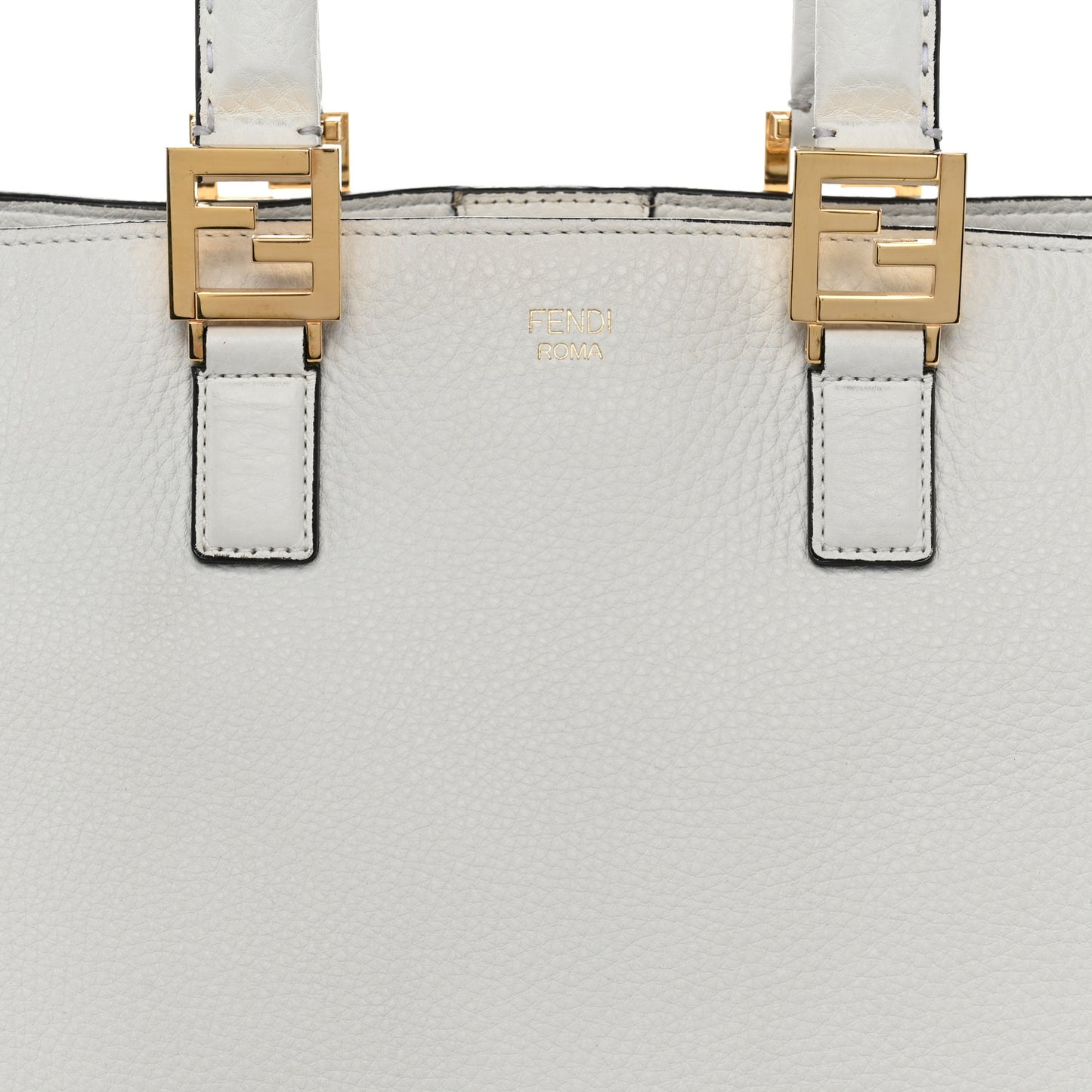 Vitello Glacier Medium FF Tote White