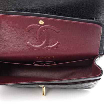 Chanel Caviar Quilted Medium Double Flap Black 5 of 9