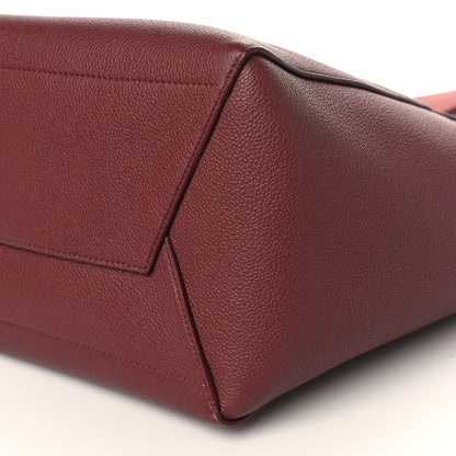 Celine Soft Grained Calfskin Sangle Bucket Bag Burgundy 9 of 9