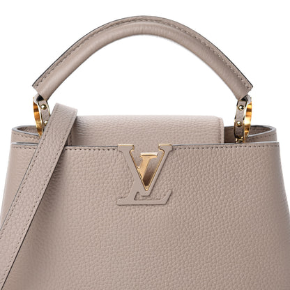 Louis Vuitton Taurillon Capucines BB Galet 10 of 10