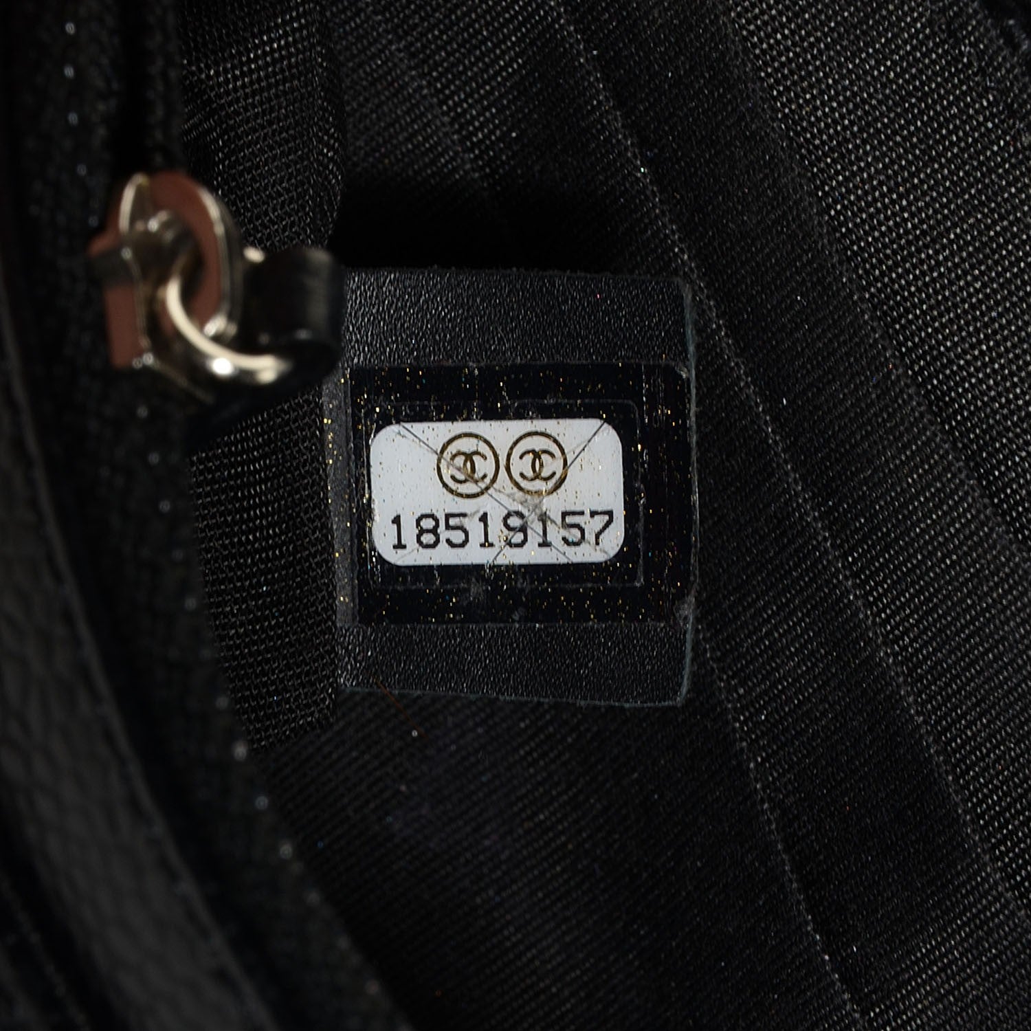 Chanel Caviar Half Moon Wallet On Chain WOC Black 7 of 9