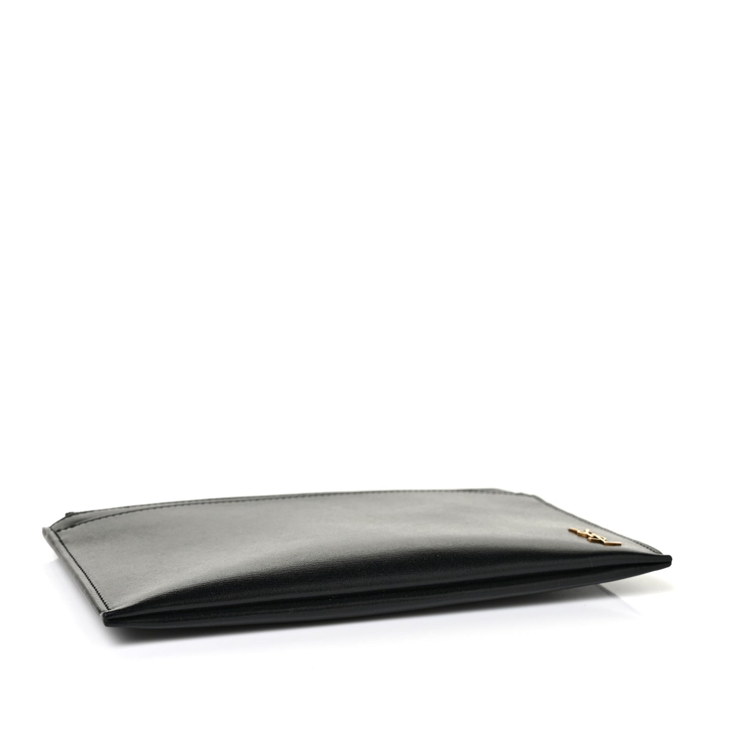 Smooth Calfskin Monogram Bill Pouch Black