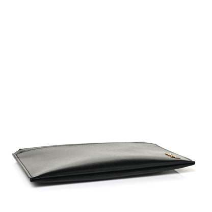 Saint Laurent Smooth Calfskin Monogram Bill Pouch Black 4 of 10