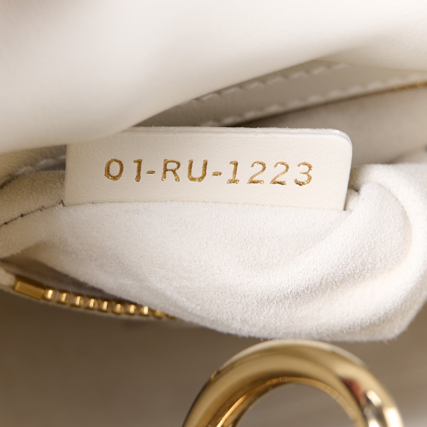 Christian Dior Metallic Jacquard Diamond Quilted Mini Lady Dior Gold 8 of 13