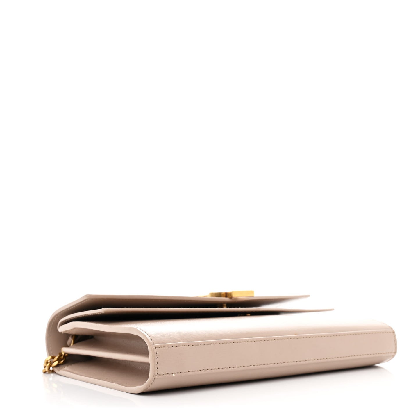 Smooth Calfskin Sulpice Monogram Chain Wallet Light Natural