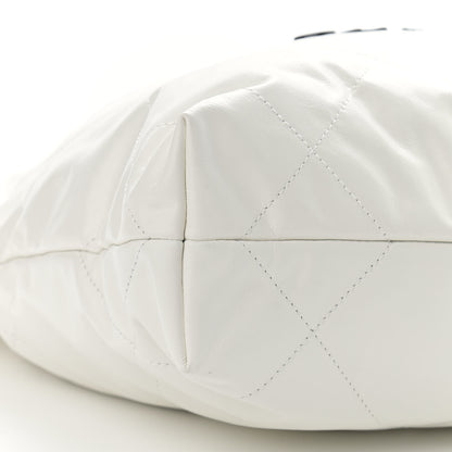 Chanel Calfskin Quilted Small Chanel 22 White 10 of 11