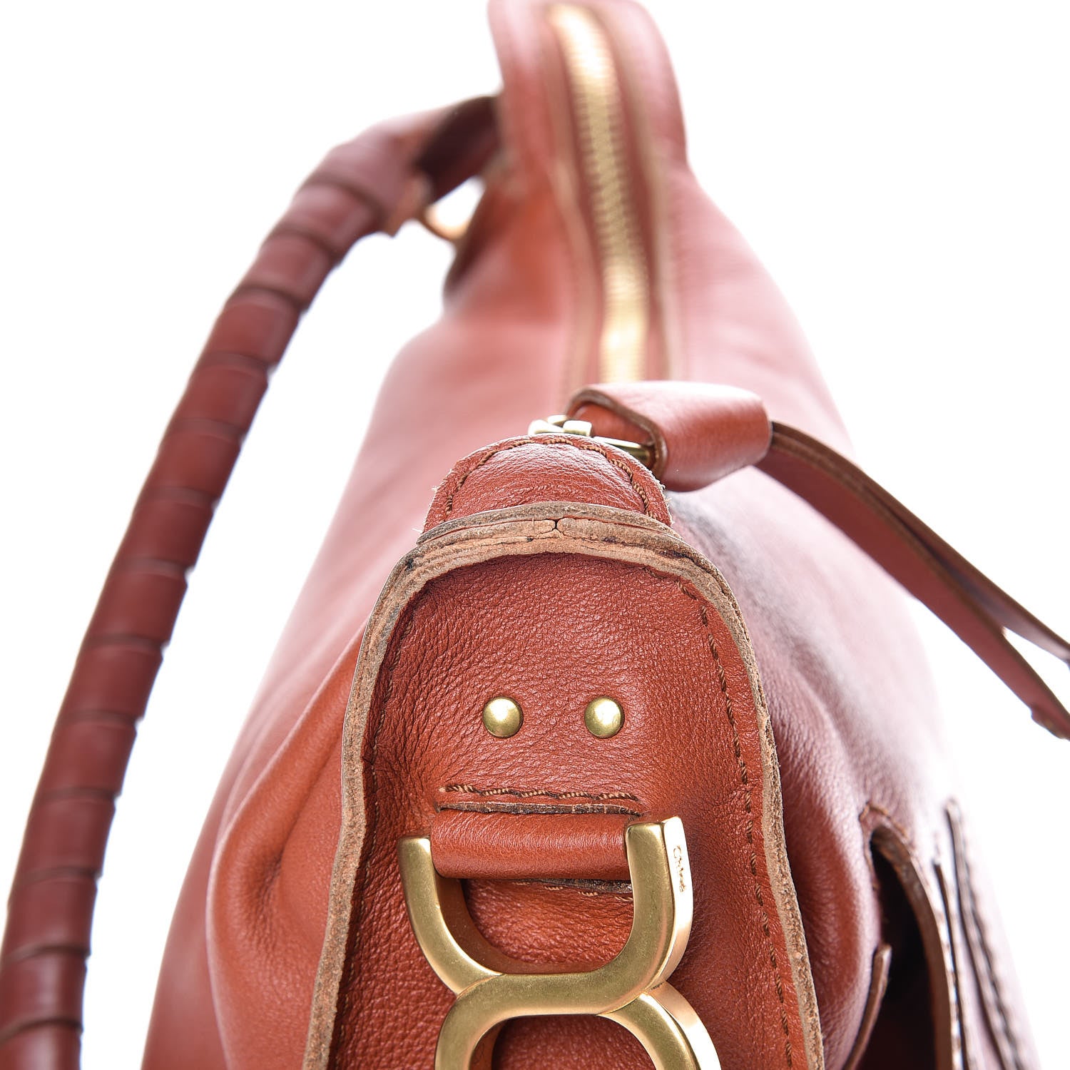 Chloe Calfskin Medium Marcie Hobo Whiskey 17 of 21