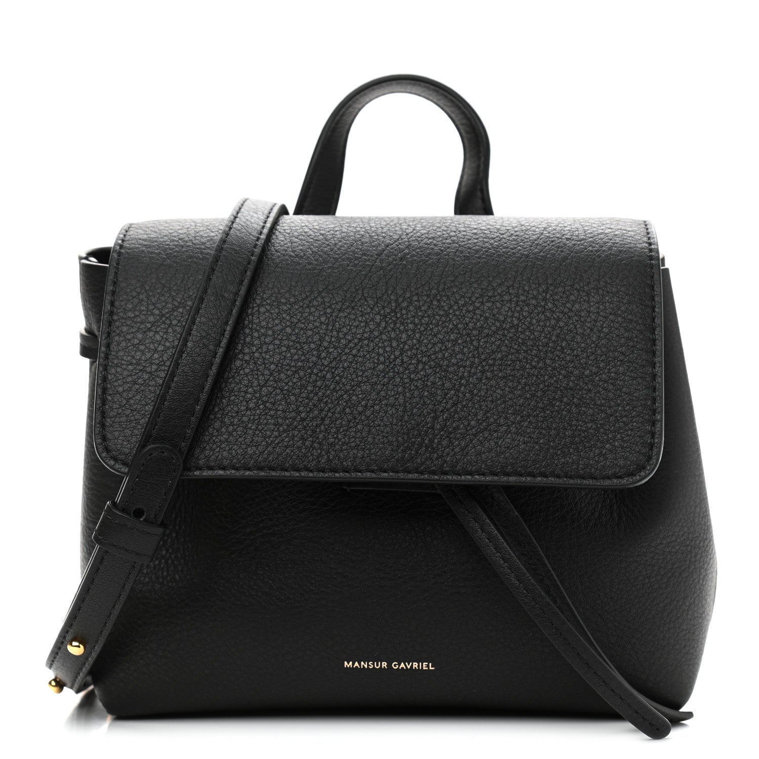 Mansur Gavriel Calfskin Mini Lady Bag Black 1 of 9