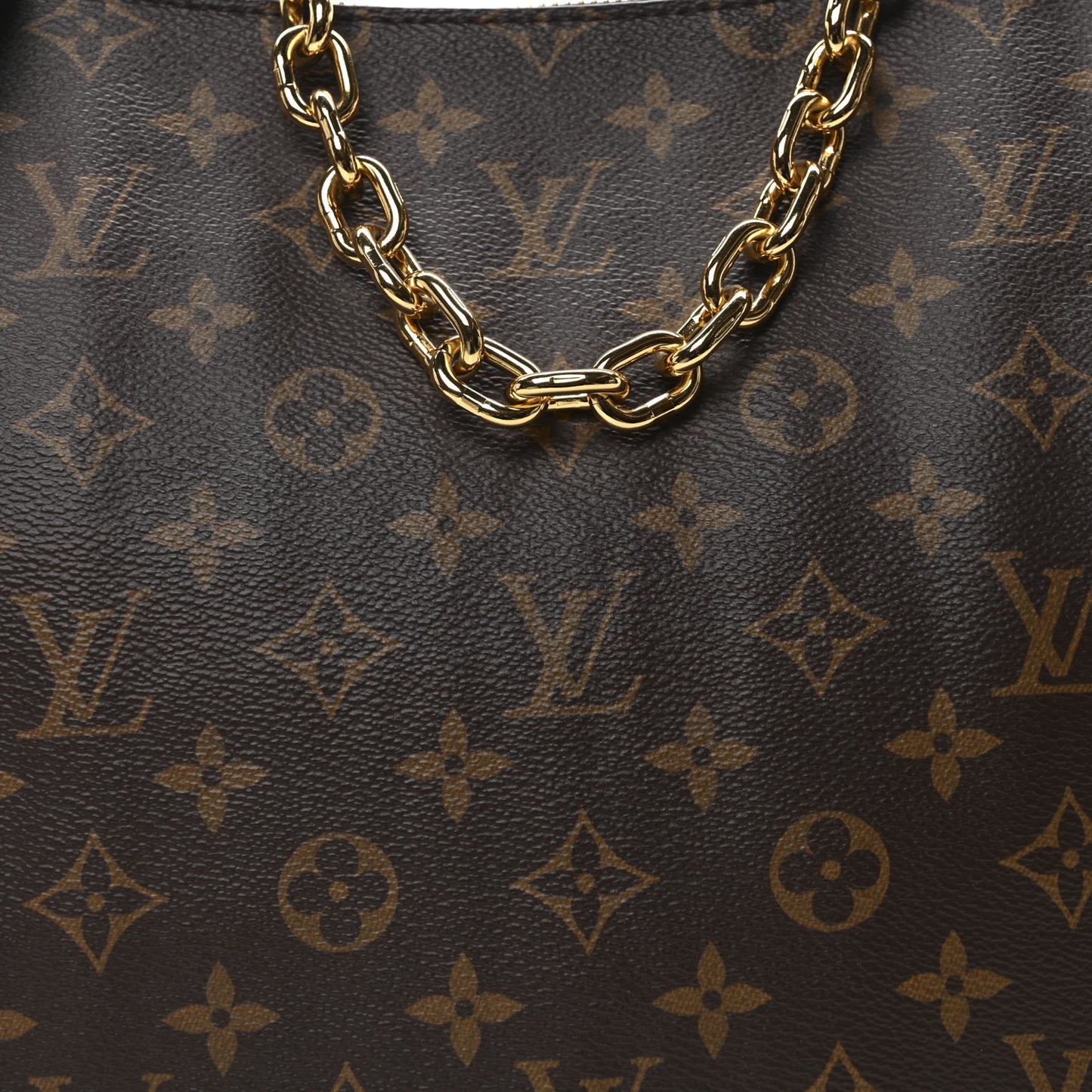 Reverse Monogram Loop Hobo