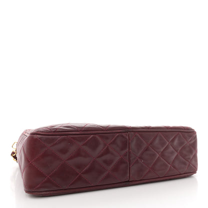 Chanel Lambskin Quilted Tassel CC Camera Case Red 4 of 15