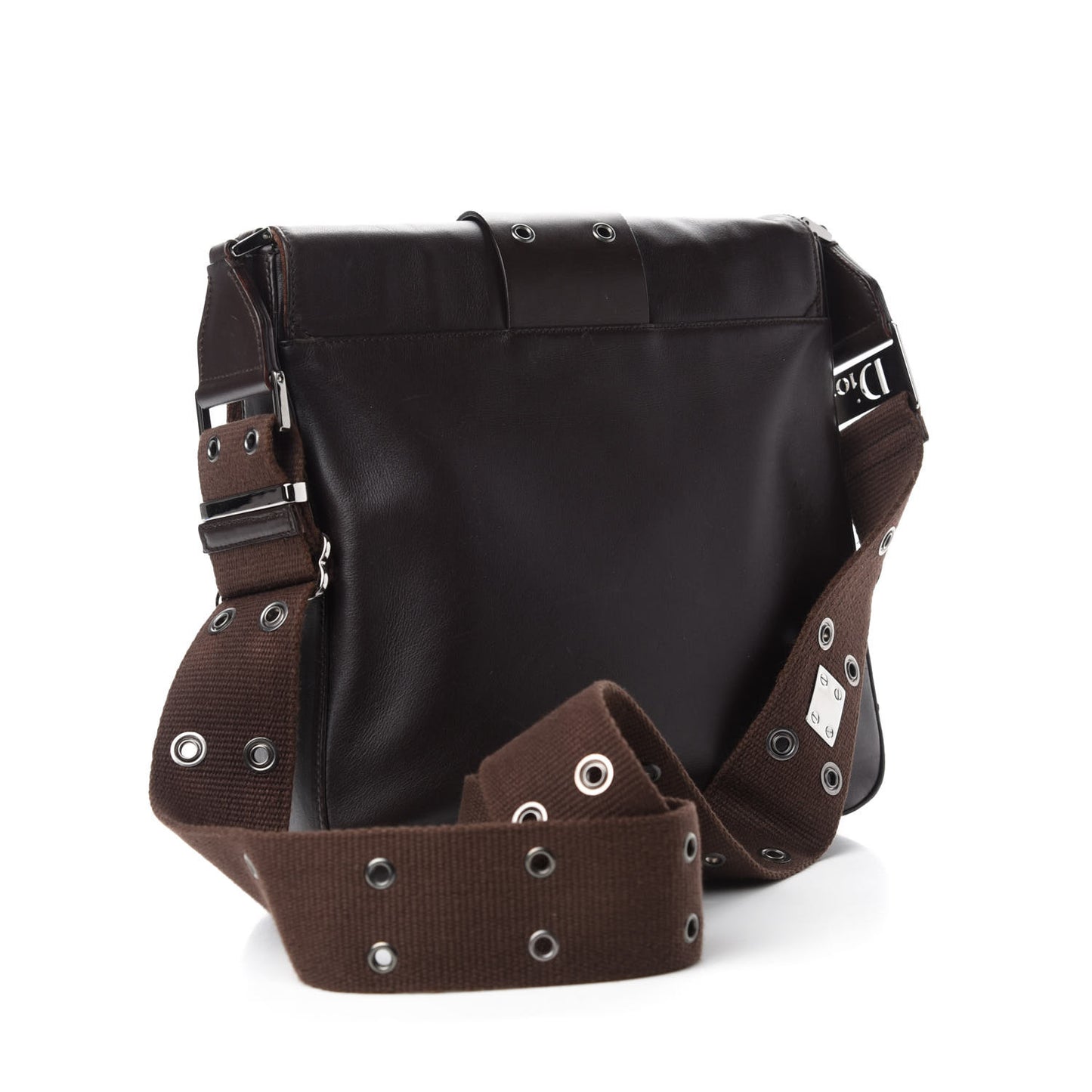 Calfskin Street Chic Messenger Brown