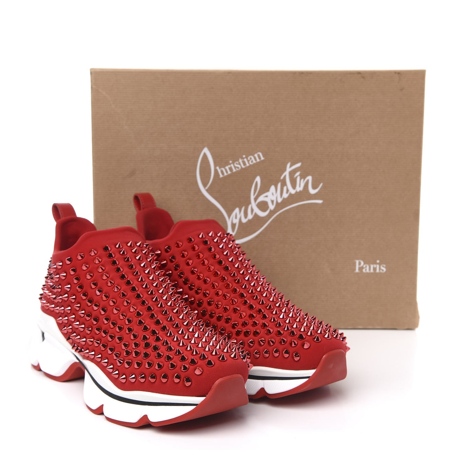 Neoprene Spike Sock Donna Flat Sneakers 38.5 Loubi