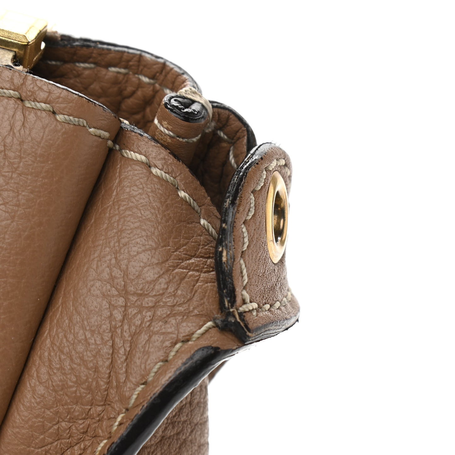 Calfskin Medium Marcie Satchel Nut