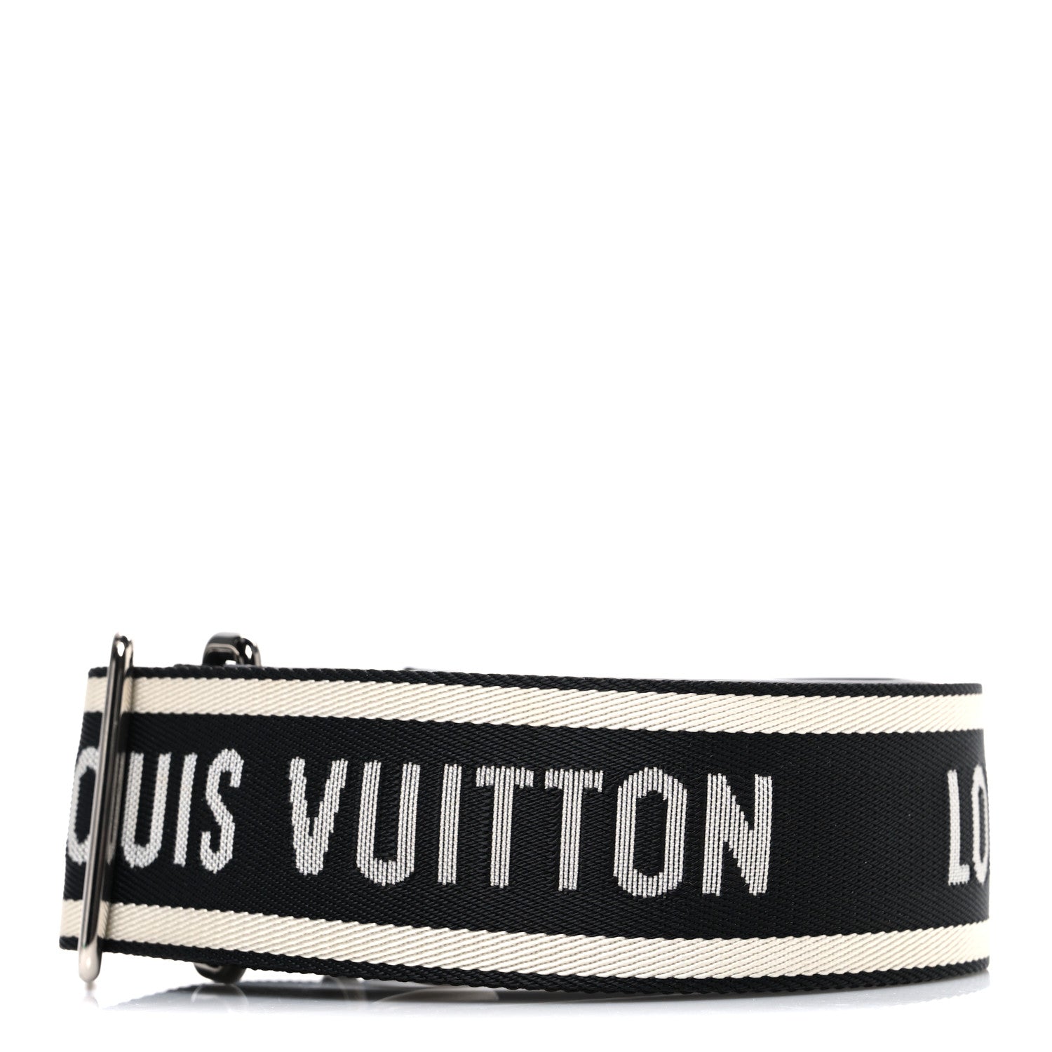 Louis Vuitton Nylon Jacquard Sporty Bandouliere Shoulder Strap Black 2 of 3