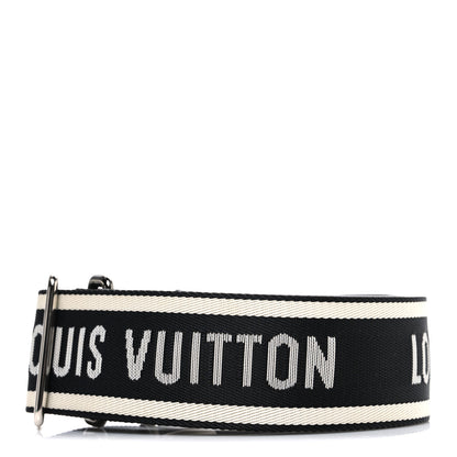 Louis Vuitton Nylon Jacquard Sporty Bandouliere Shoulder Strap Black 2 of 3
