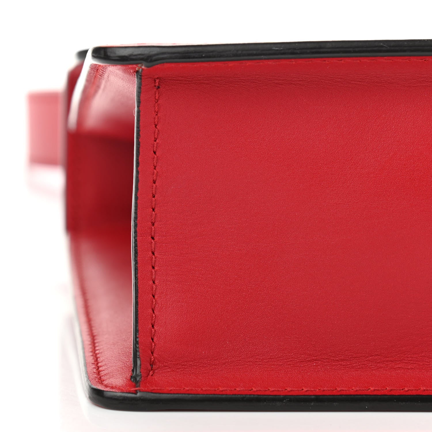 Gucci Calfskin Small Sylvie Shoulder Bag Hibiscus Red 8 of 14