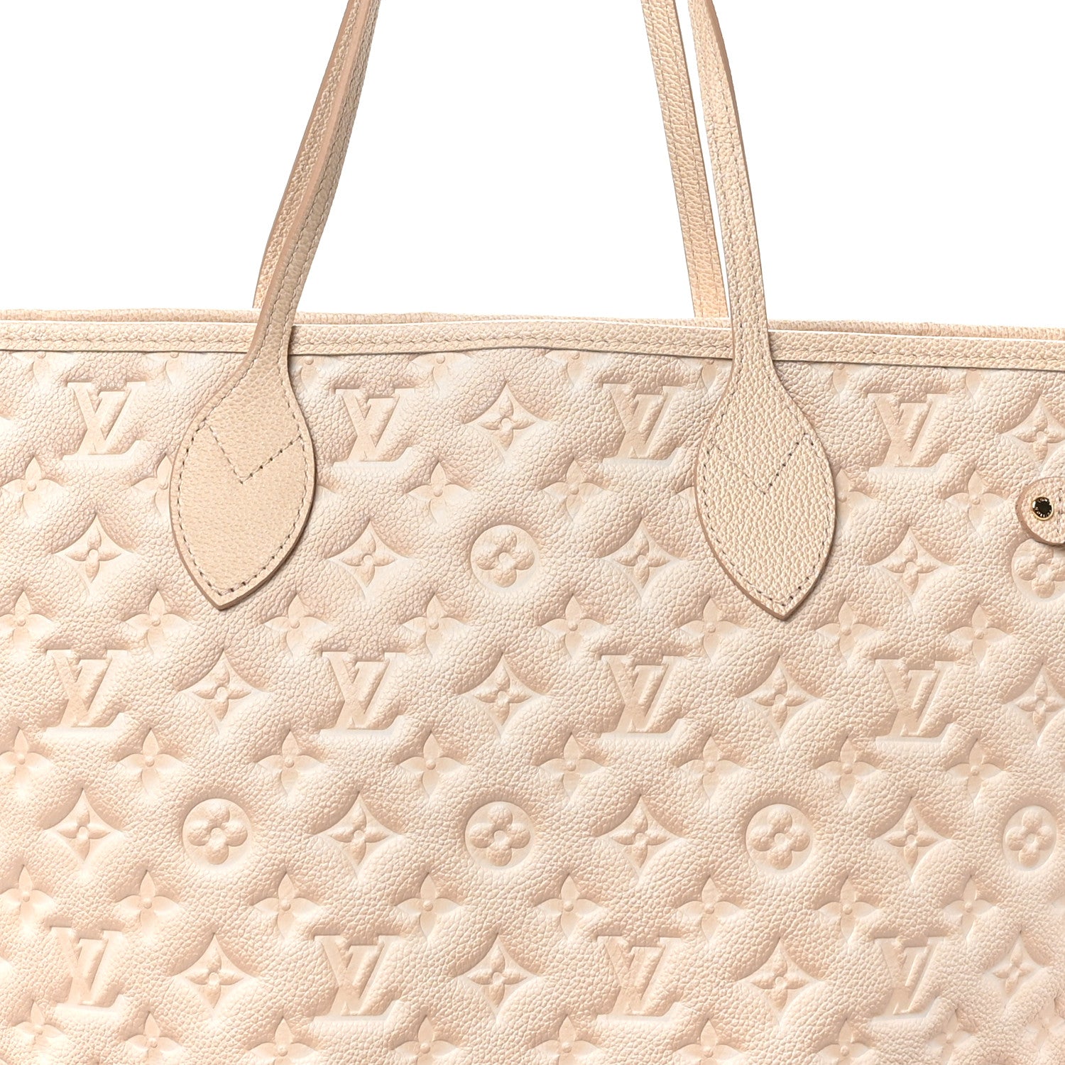 Louis Vuitton Empreinte Monogram Summer Stardust Neverfull MM Beige Clair 7 of 9