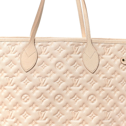 Louis Vuitton Empreinte Monogram Summer Stardust Neverfull MM Beige Clair 7 of 9