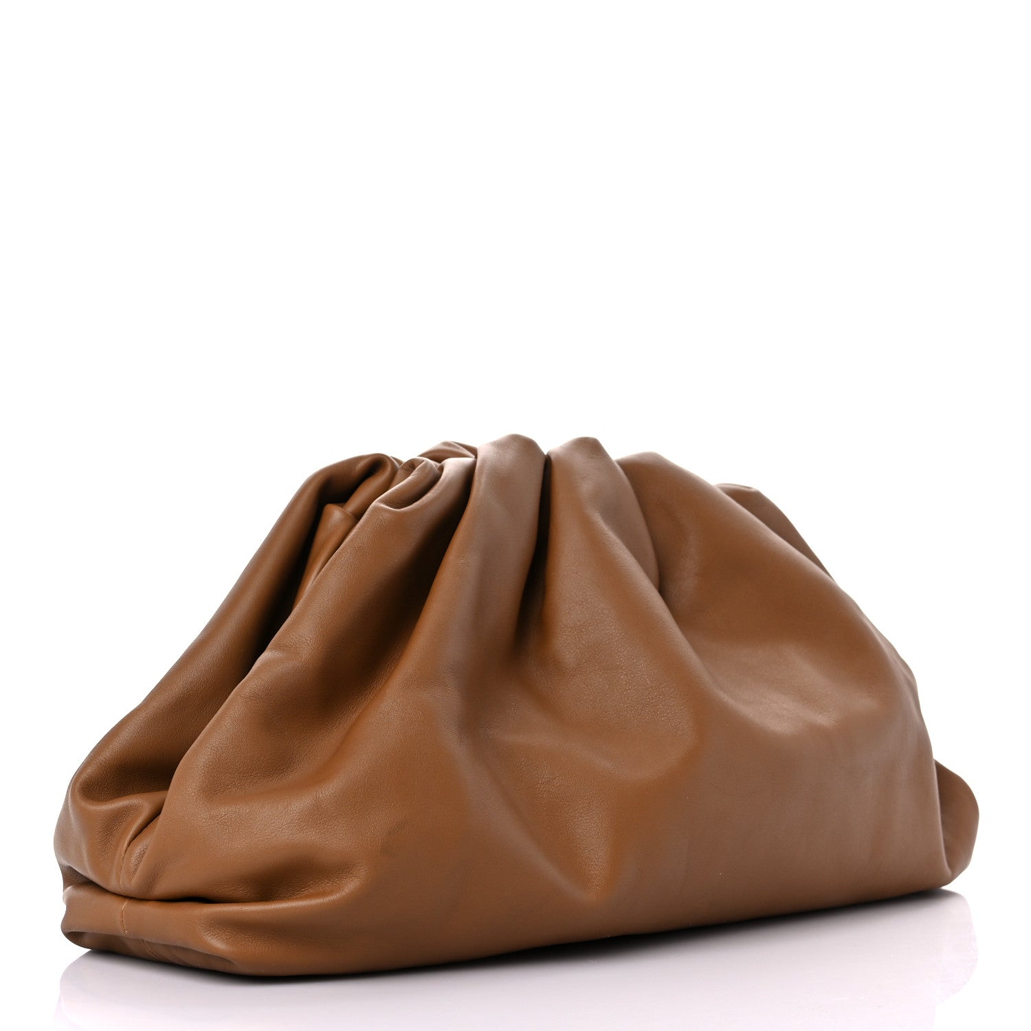 Bottega Veneta Smooth Butter Calf The Pouch Oversized Clutch Cammello 4 of 11