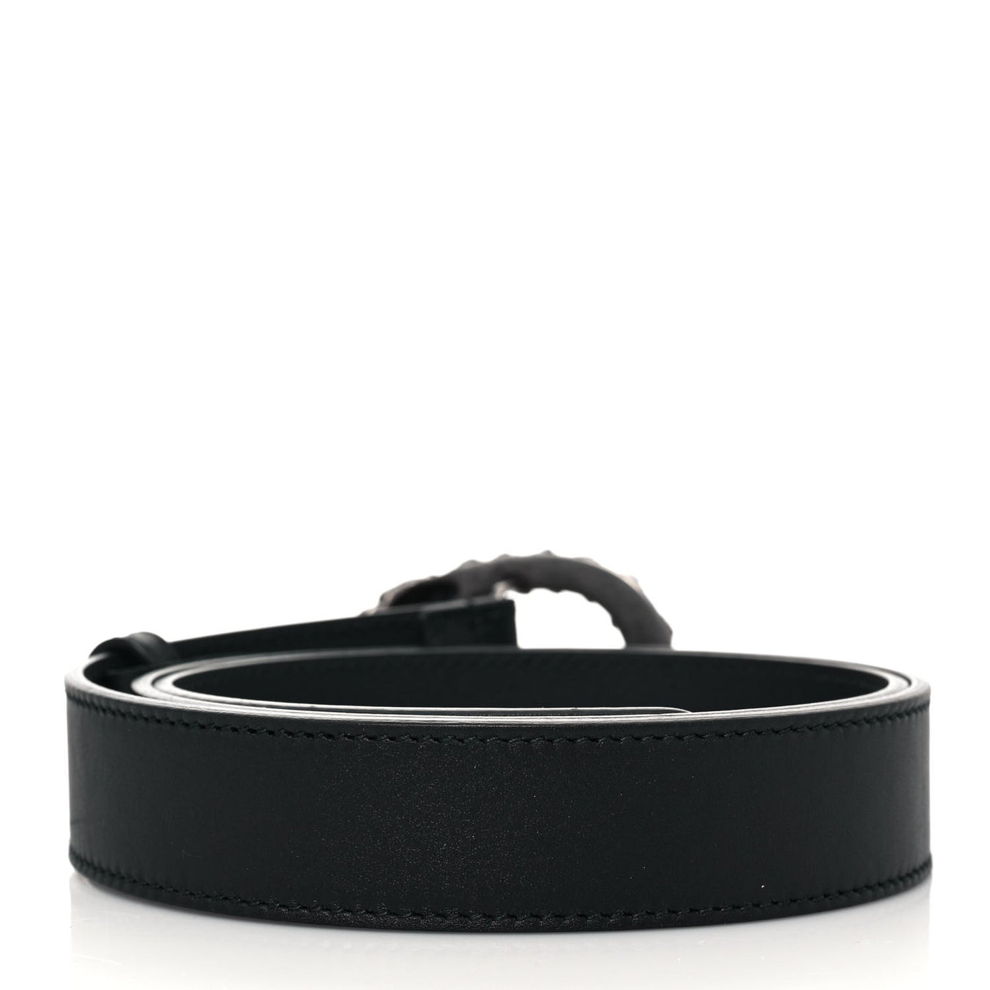 Moon Calfskin Crystal Dionysus 30mm Belt 85 34 Black Black Diamond