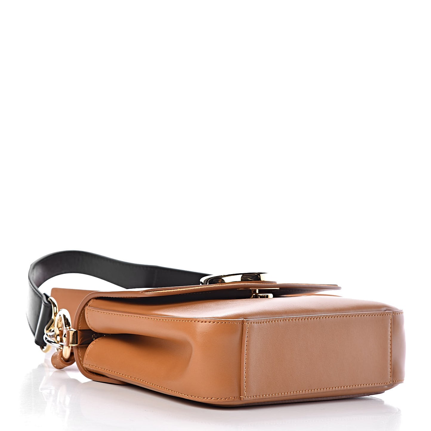 Calfskin Small C Double Carry Autumnal Brown