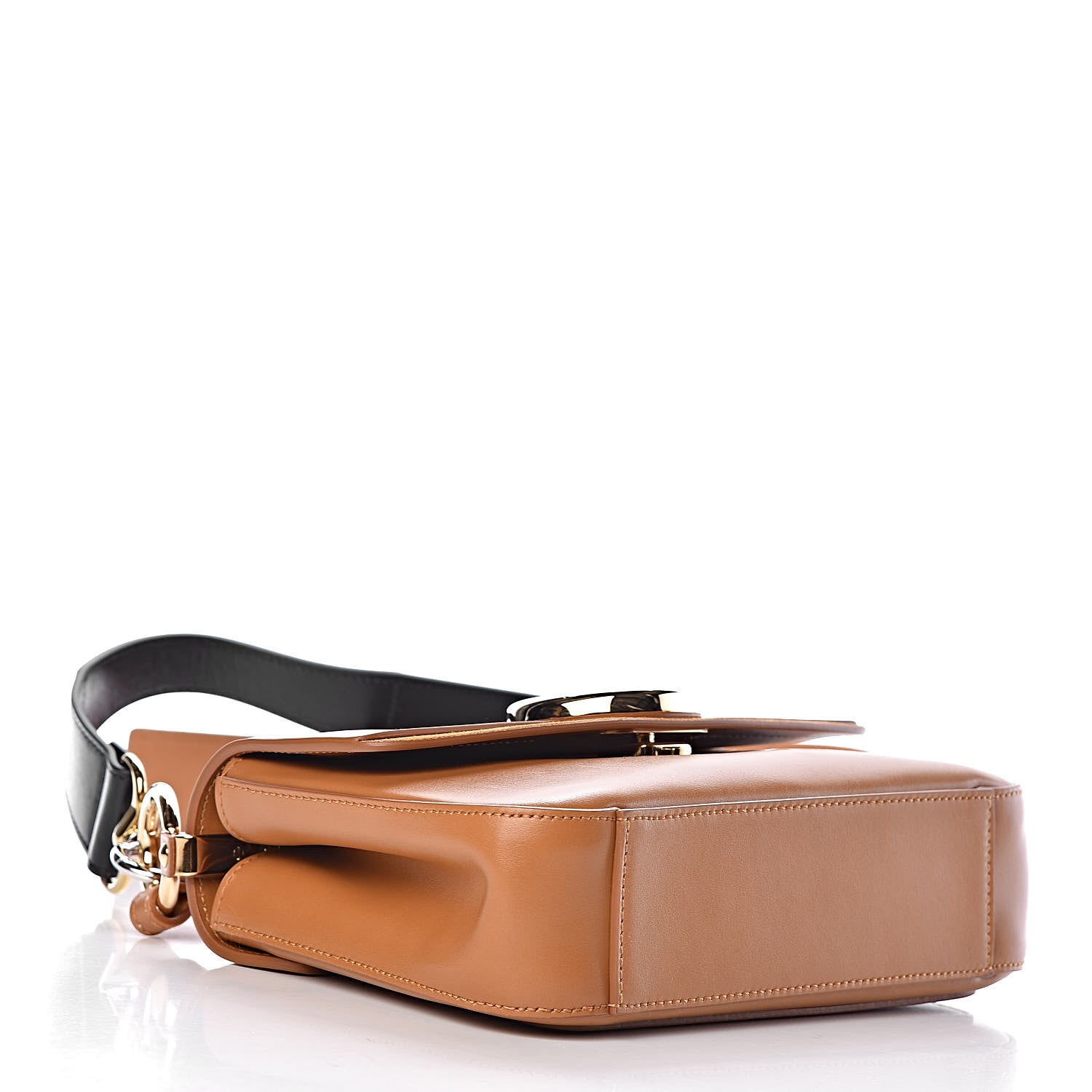 Chloe Calfskin Small C Double Carry Autumnal Brown 4 of 11
