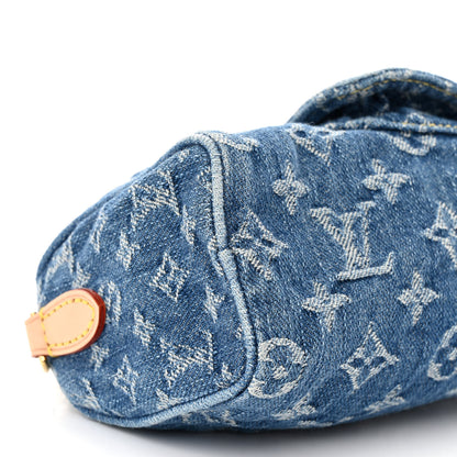 Louis Vuitton Monogram Denim Nano Speedy Blue 8 of 10