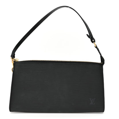 Louis Vuitton Epi Pochette Accessories 24 Black 1 of 10