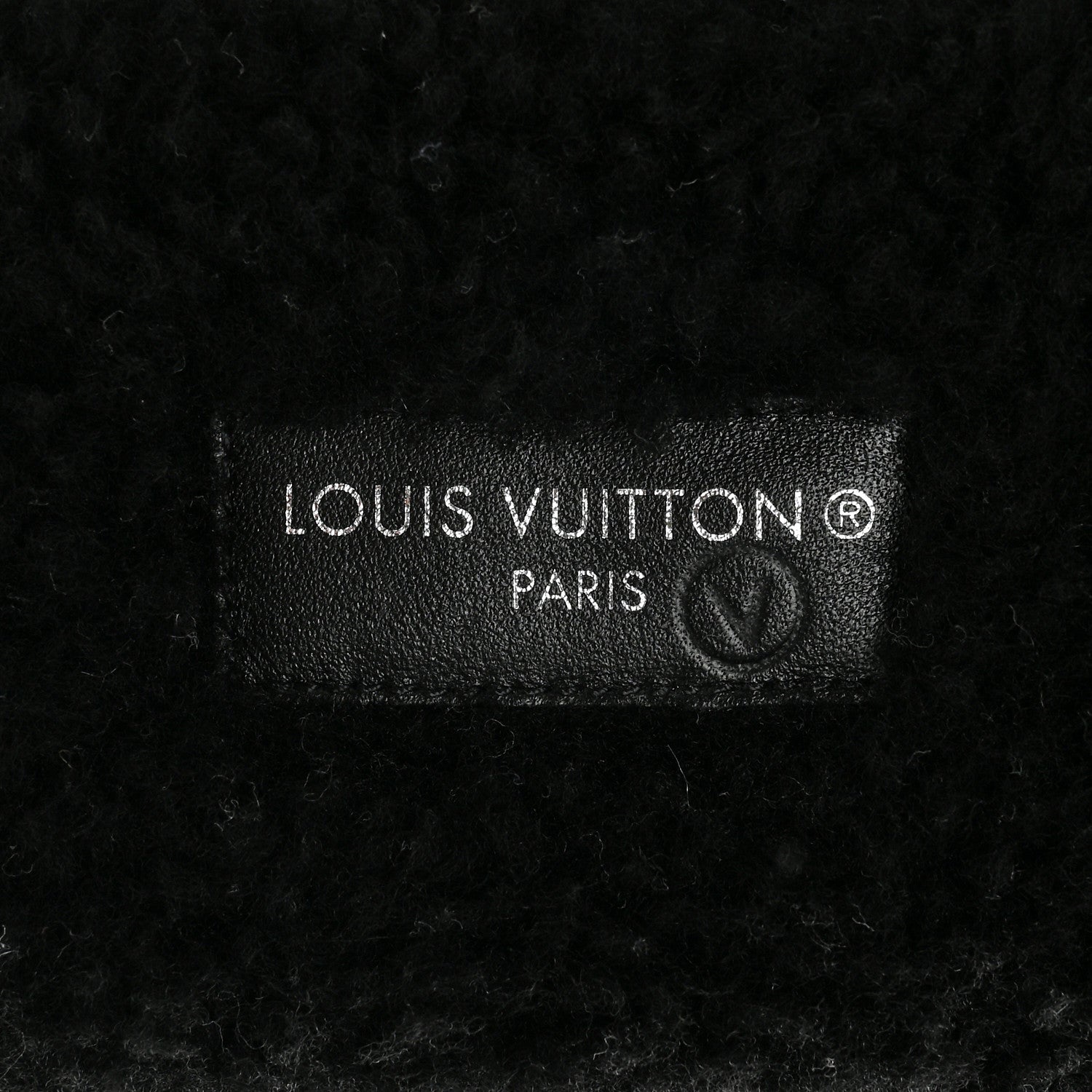 Louis Vuitton Shearling Magnetic Flat Mule 41 Black 7 of 8