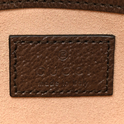 Gucci Monogram Jumbo GG Textured Dollar Calfskin Super Mini Dionysus Shoulder Bag Camel Ebony New Acero 6 of 10