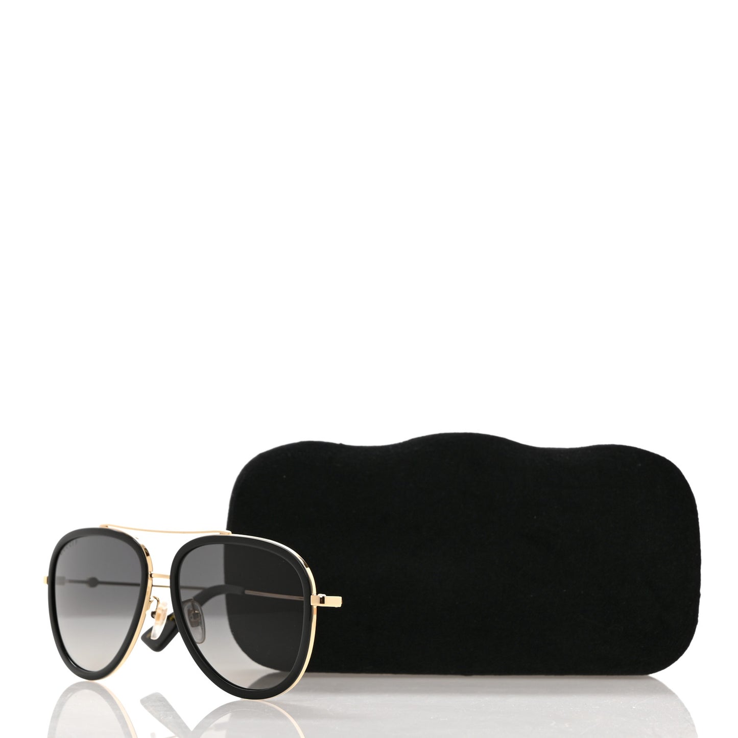 Metal Aviator Sunglasses GG0062S Black