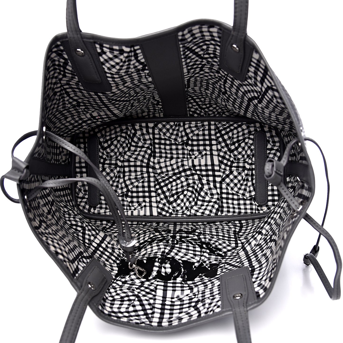 Visetos Medium Liz Reversible Shopper Tote Phantom Grey