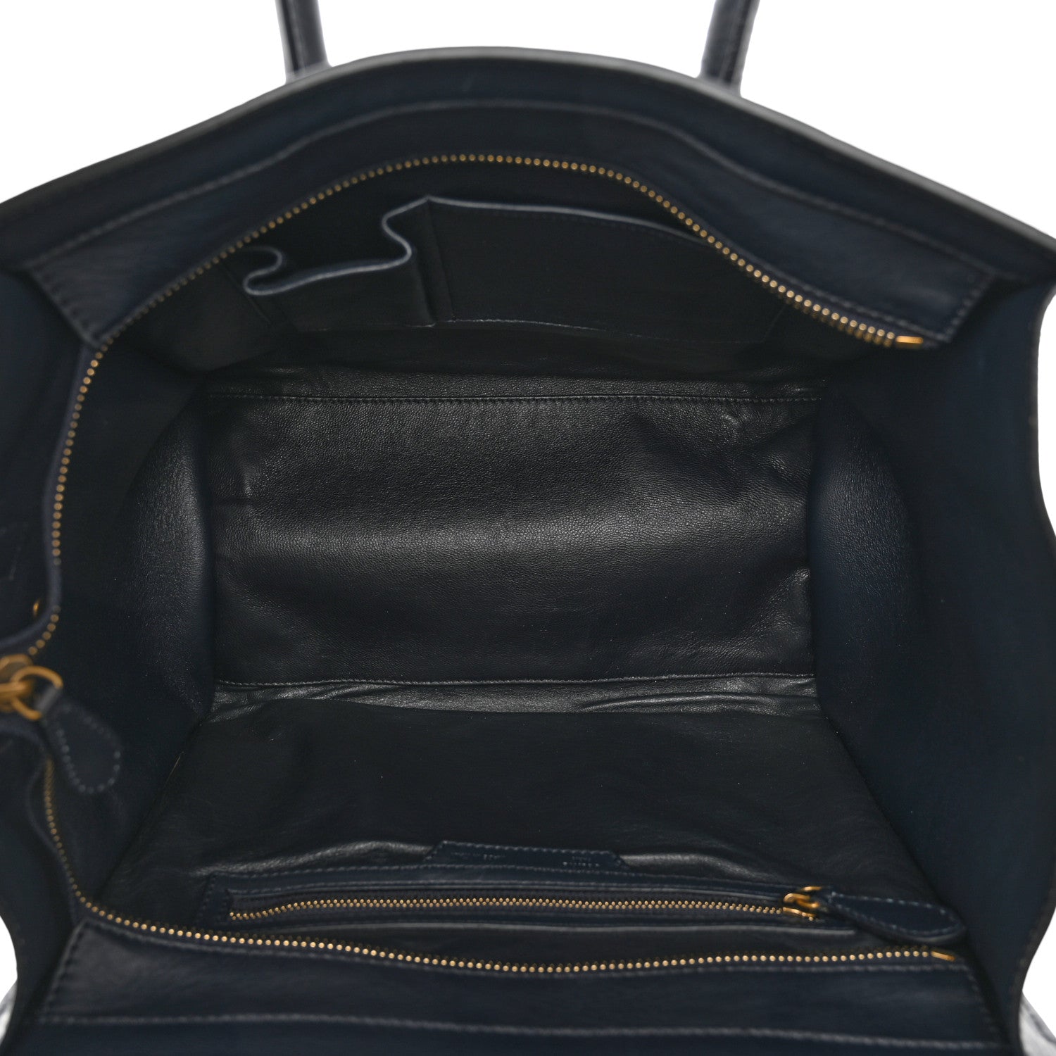 Celine Smooth Calfskin Mini Luggage Navy Blue 5 of 8