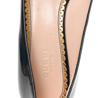 Gucci Vernice Crystal Pearl Embellished Mary Jane Pumps  36 Black 8 of 9