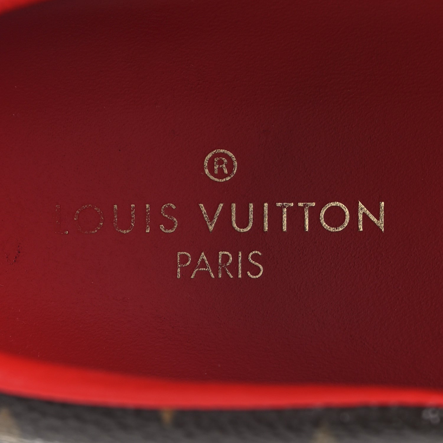 Louis Vuitton Monogram Frontrow Slip On Sneakers 36.5 Rouge 8 of 8