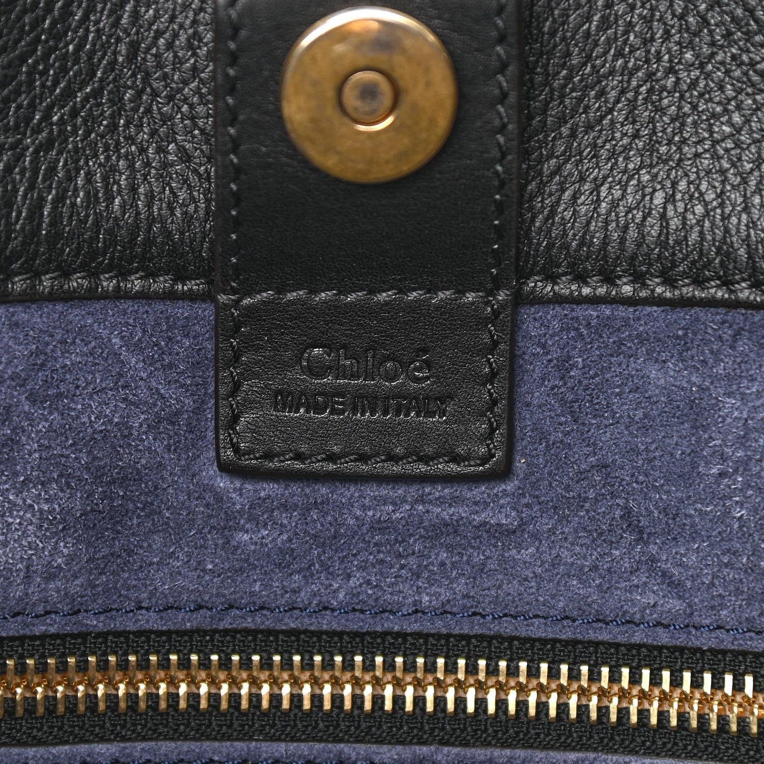 Chloe Smooth Calfskin Medium Milo Shopping Tote Black 6 of 11