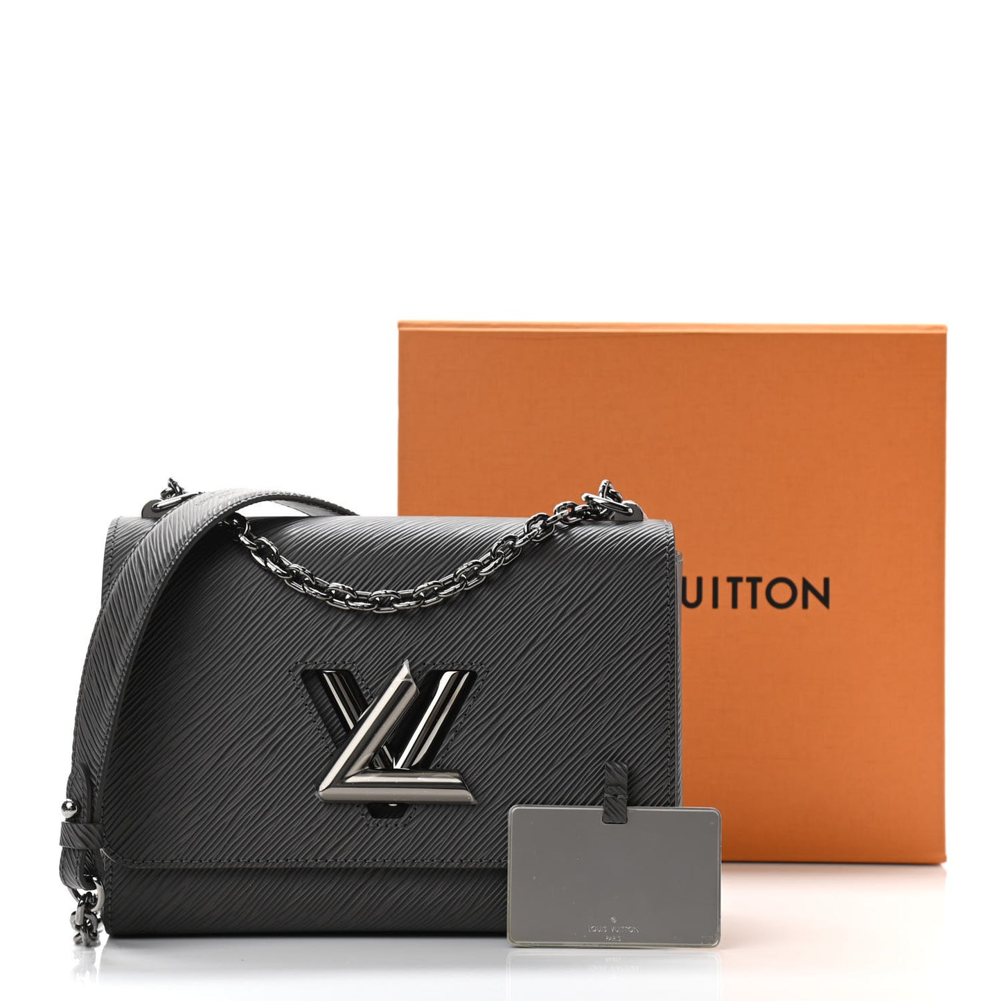 Epi Twist Shoulder Bag MM Etain